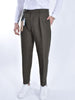 Pantalone Berwich lino verde Chiaia