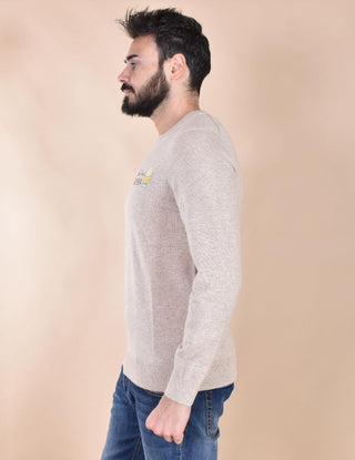 Maglia Mc2 Saint Barth beige sto na bomba 0349911 MC2 SAINT BARTH