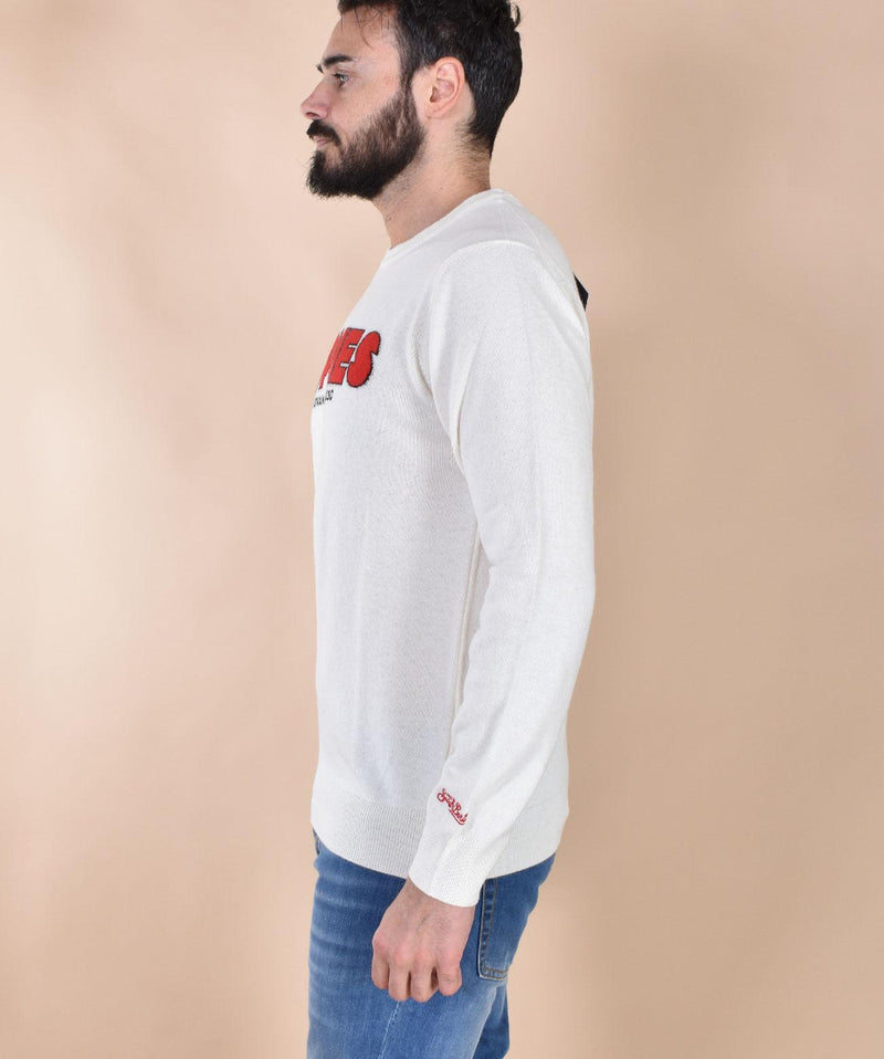 Maglia Mc2 Saint Barth Yuppies bianca 0342510 MC2 SAINT BARTH