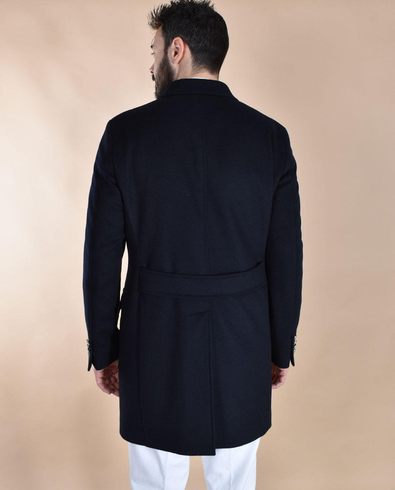 Cappotto Breras doppiopetto blu Lione LIONEC721166 BRERAS Milano