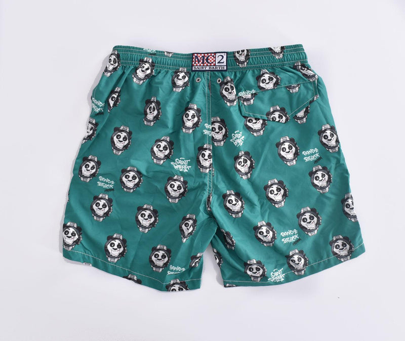 Costume bagno Mc2 Saint Barth verde panda watch Crypto Puppet 