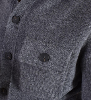 Cardigan camicia Gran Sasso super geelong grigio 13109 25079093 GRAN SASSO