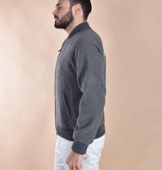 Giubbotto Circolo 1901 bomber college grigio Raglan CN51010036 CIRCOLO 1901