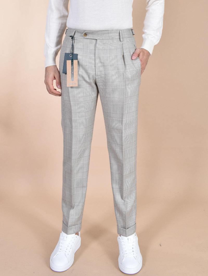 Pantalone Berwich retro principe galles deserto CA143501 BERWICH