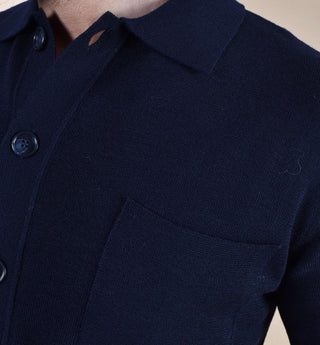 Maglia camicia Daniele Fiesoli blu DF011623 DANIELE FIESOLI