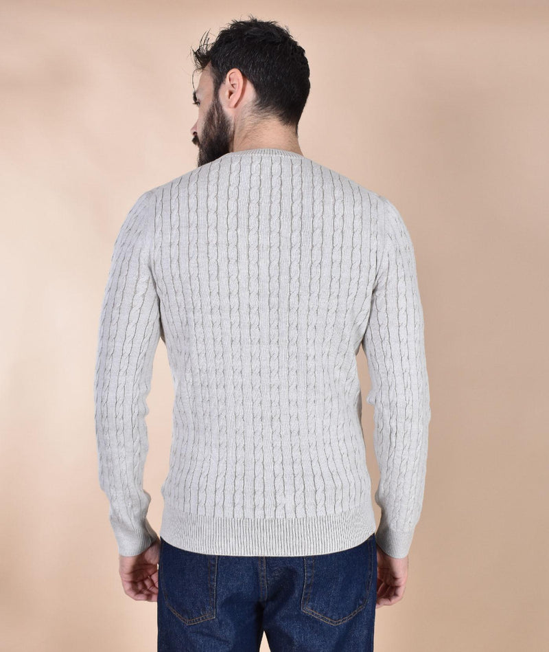 Maglia Gran Sasso beige traccia merinos extrafine 57101 14401005 GRAN SASSO