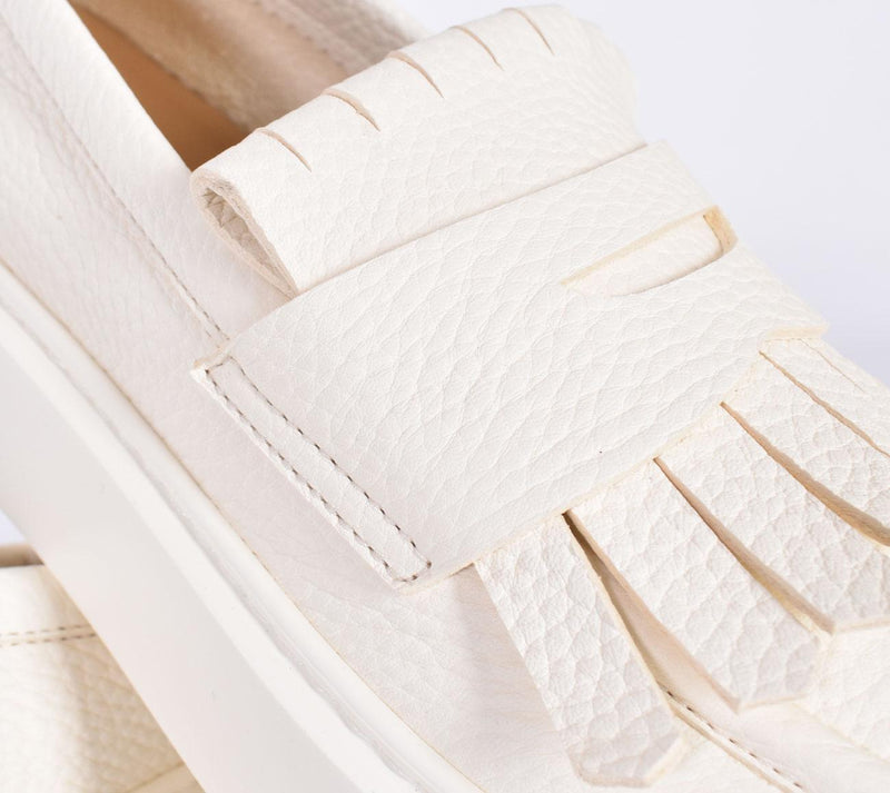 Mocassini Henderson bianco burro 