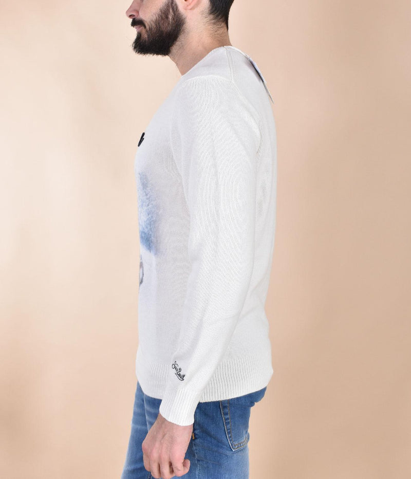 Maglia Mc2 Saint Barth Cortina Road bianca 0038910 MC2 SAINT BARTH