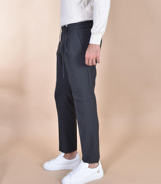 Pantalone Be Able Riccardo grigio antracite WML lacci WML RIC01 BE ABLE