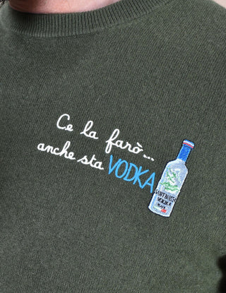 Maglia Mc2 Saint Barth verde sta vodka 0349552 MC2 SAINT BARTH