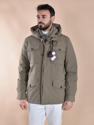 Giubbotto Onthebund field jacket verde muschio 22839 ONTHEBUND
