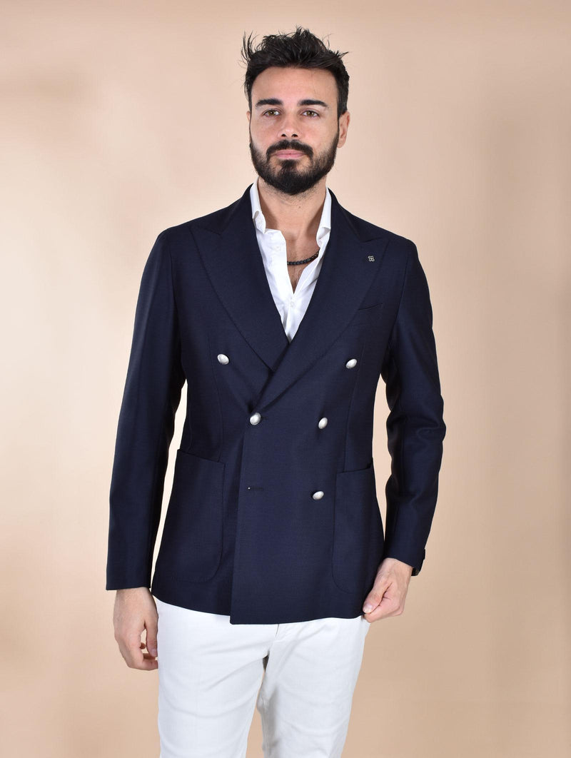 Giacca Tagliatore doppiopetto blu 1smc20k 1SMC20K 150165B1034 TAGLIATORE