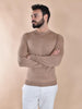 Maglia Gran Sasso girocollo Travel wool beige