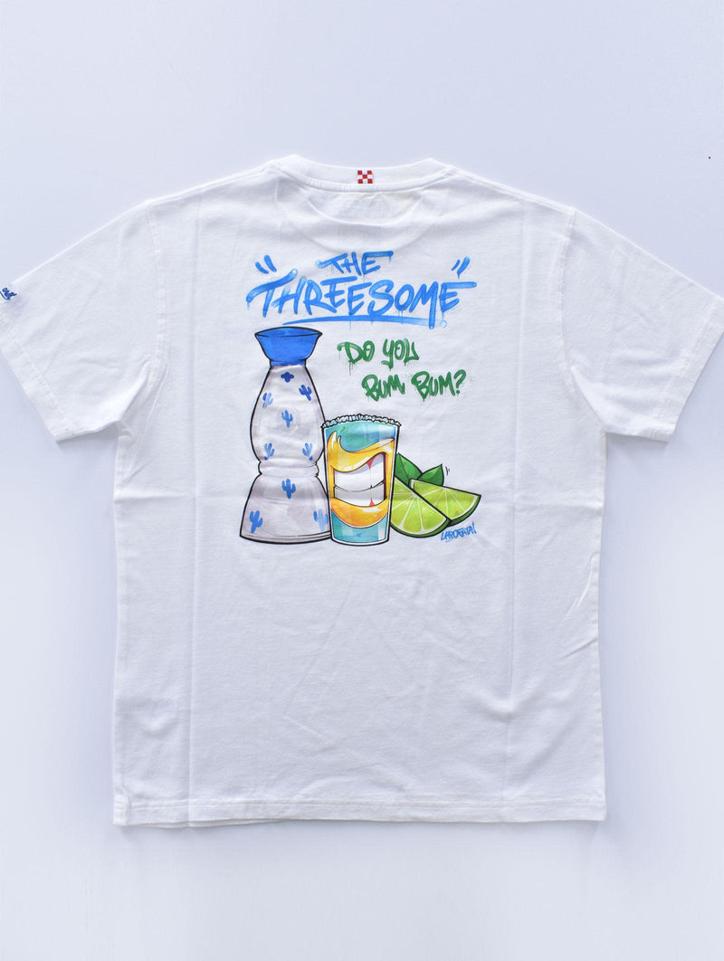 T-shirt Mc2 Saint Barth Crypto puppet Tequila threesome 0296101 MC2 SAINT BARTH