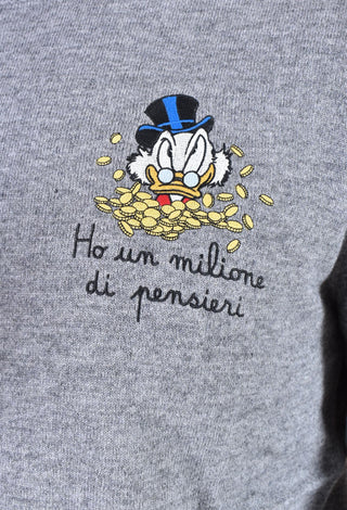 Maglia Mc2 Saint Barth paperone scrooge pensieri grigio 0293115 MC2 SAINT BARTH