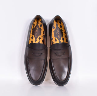 Mocassino Doucal's scarpe penny Deco 50 years testa di moro DU3260MARIUF159TM29 DOUCAL'S