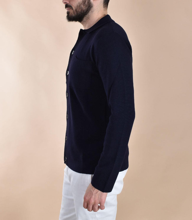 Maglia camicia Daniele Fiesoli blu DF011623 DANIELE FIESOLI