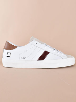 Sneakers DATE hill low bianco cuoio ML431-HL-CA-WIM8A D.A.T.E.