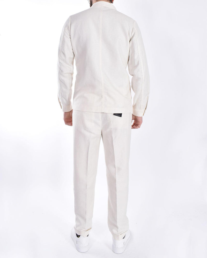 Abito Gran Sasso sahariana lino sabbia 