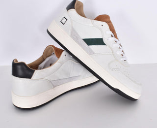 Sneakers DATE court 2.0 vintage bianco cuoio M431-C2-VNWI D.A.T.E.
