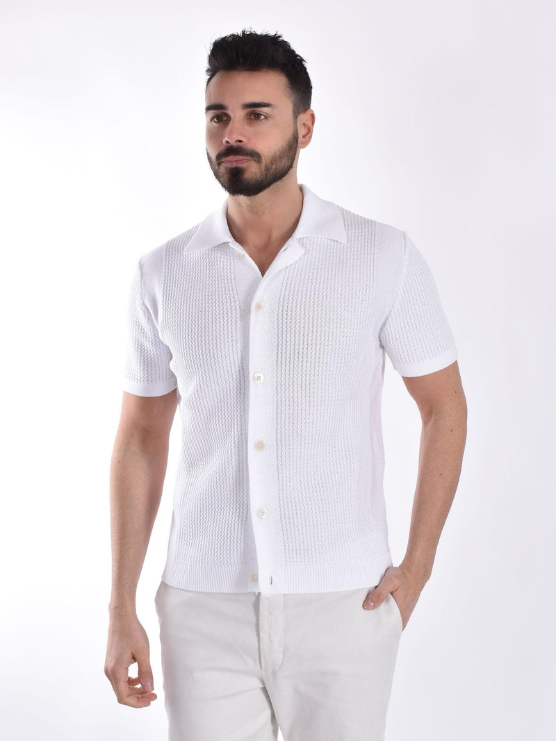 Camicia Daniele Fiesoli maglia bianca 