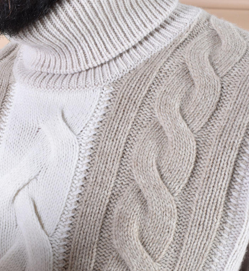 Dolcevita Gran Sasso Super geelong treccia beige 13130 25078054 GRAN SASSO