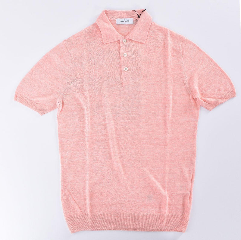 Polo Gran Sasso lino rosa 