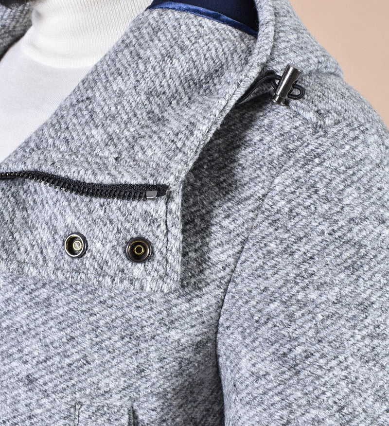 Cappotto BoB Luis cappuccio grigio argento LUIS1701 BOB