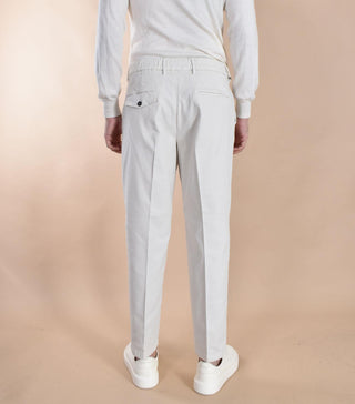 Pantalone Be Able new Riccardo bianco talco DHP03 BE ABLE