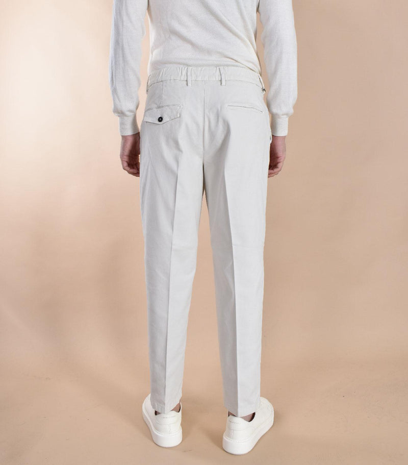 Pantalone Be Able new Riccardo bianco talco DHP03 BE ABLE
