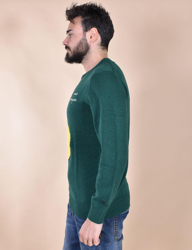 Maglia Mc2 Saint Barth Snoopy tennis terry verde 0308151 MC2 SAINT BARTH