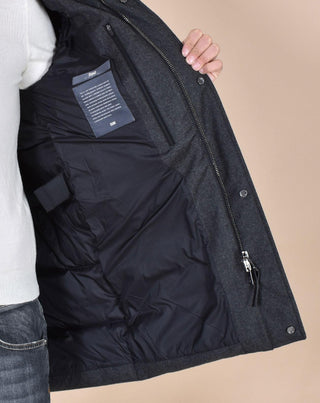 Giubbotto parka Duno Magnus Loro Piana antracite Levico MAGNUS480 DUNO