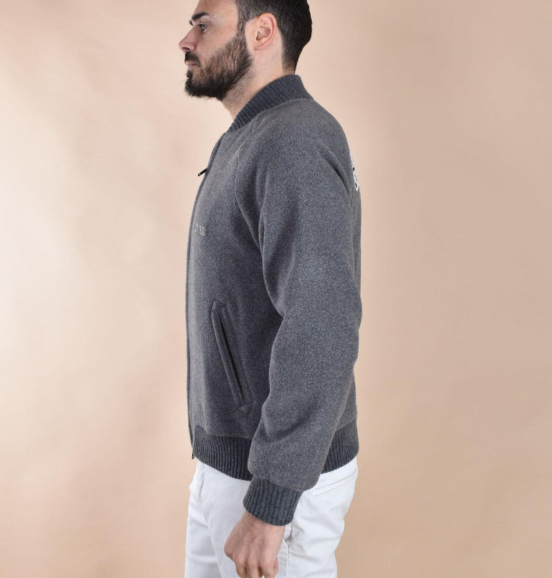 Giubbotto Circolo 1901 bomber college grigio Raglan CN51010036 CIRCOLO 1901