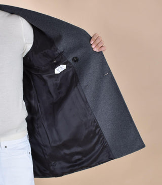 Cappotto Breras doppiopetto grigio Lione LIONEC721165 BRERAS Milano