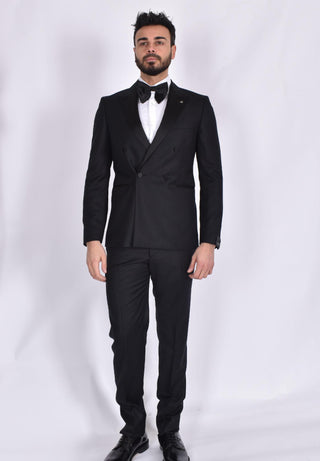 Abito Tagliatore doppiopetto smoking 1 bottone nero SFBRDIONA SFBRDIONA3012 TAGLIATORE