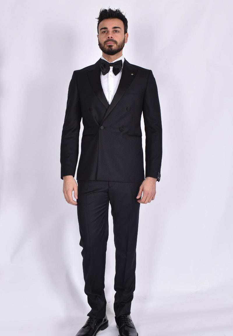 Abito Tagliatore doppiopetto smoking 1 bottone nero SFBRDIONA SFBRDIONA3012 TAGLIATORE