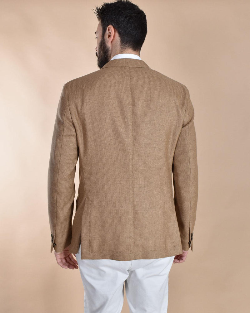 Giacca Breras Milano cammello Aquila lana vergine AQUILAGA470 BRERAS Milano