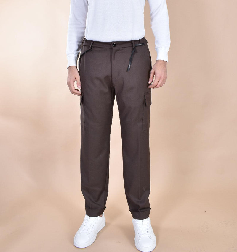 Pantalone Michael Coal marrone cargo coulisse THM3616033 MICHAEL COAL
