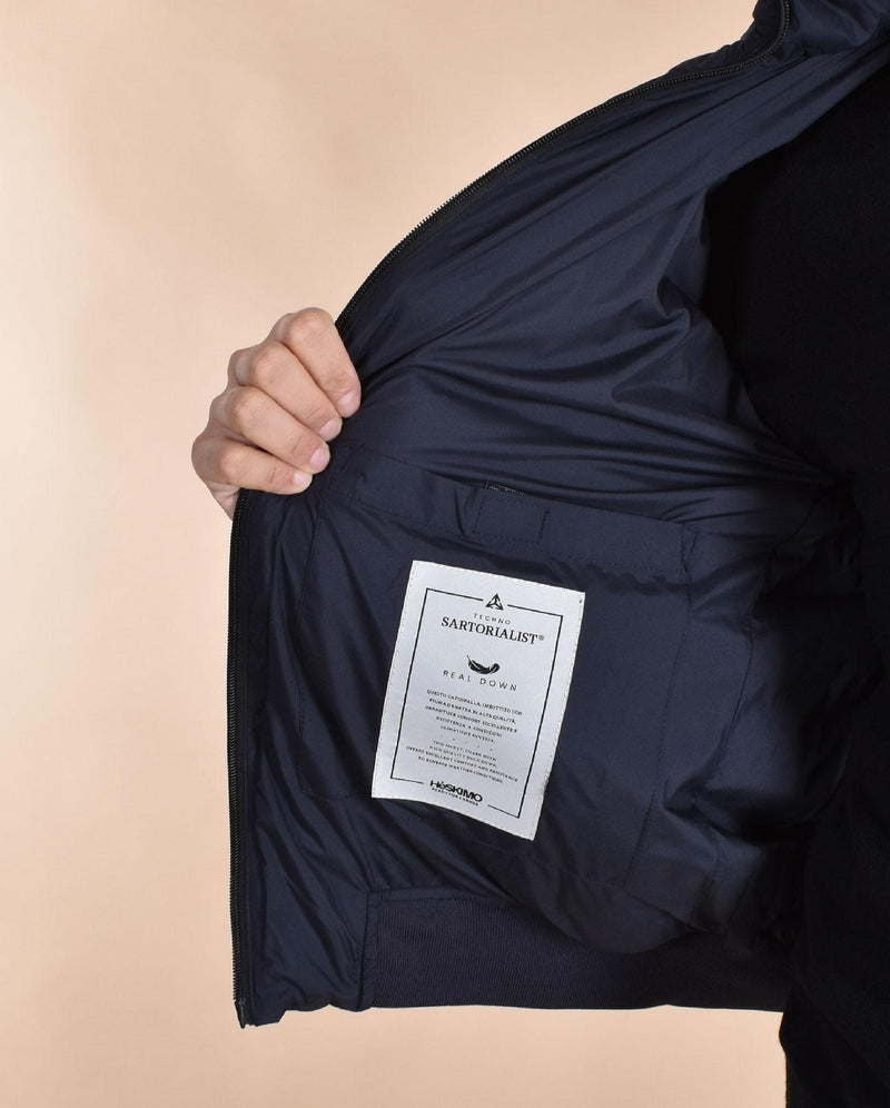 Giubbotto Heskimo doppio tessuto blu 944007101 HèSKIMO