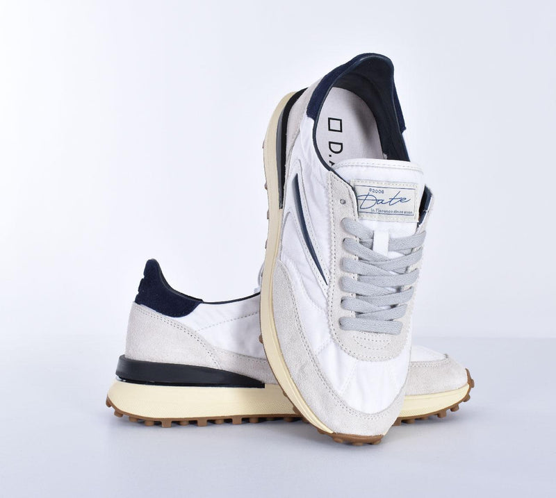 Sneakers DATE Athleta bianco blu 