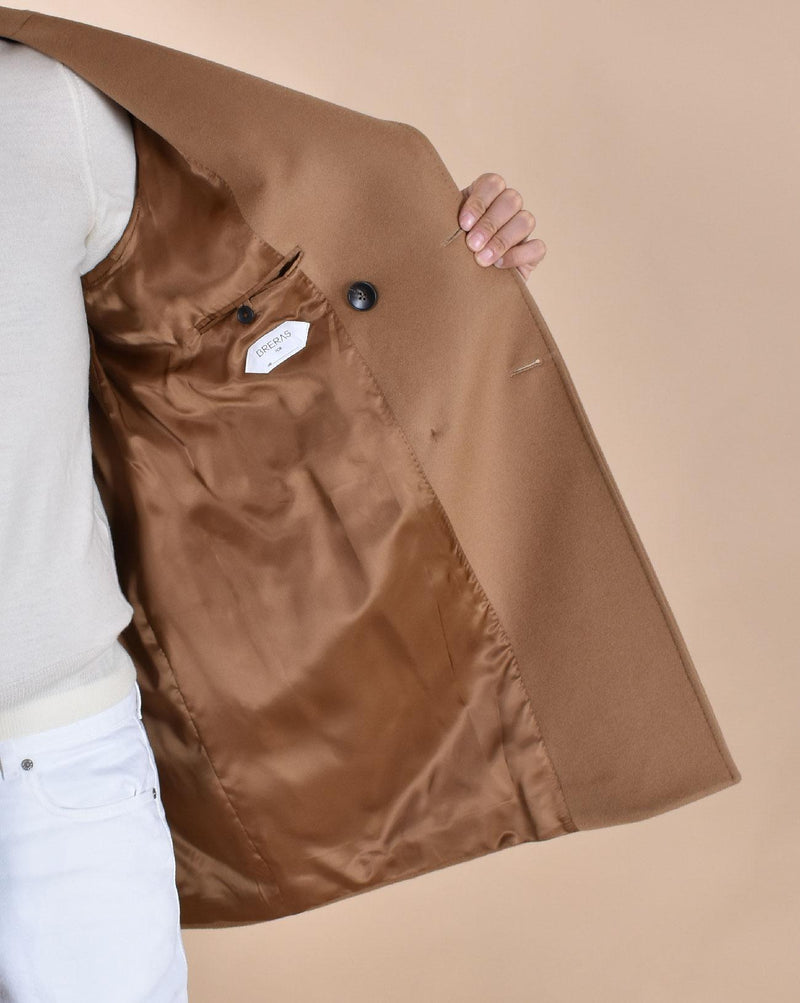 Cappotto Breras doppiopetto cammello Lione LIONEC721161 BRERAS Milano