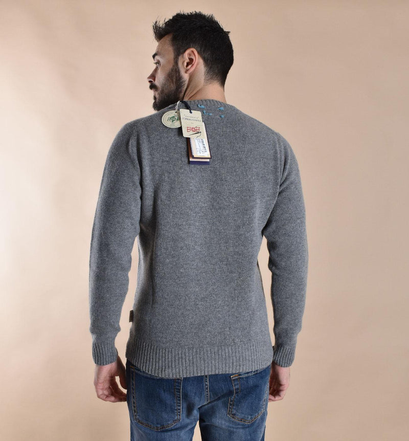 Maglia BoB Scott grigio ricami automobile SCOTT530 BOB