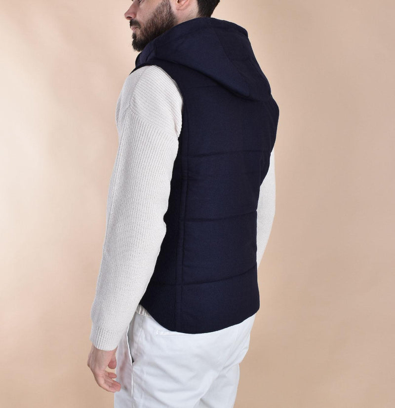 Smanicato Gran Sasso blu cappuccio Sartorial 23192 51303598 GRAN SASSO