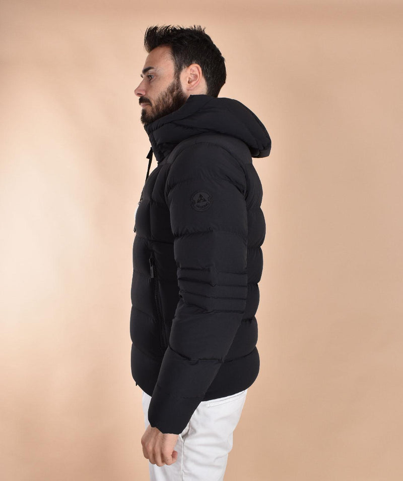 Giubbotto Piumino Heskimo puffer bistretch nero 44001802 HèSKIMO
