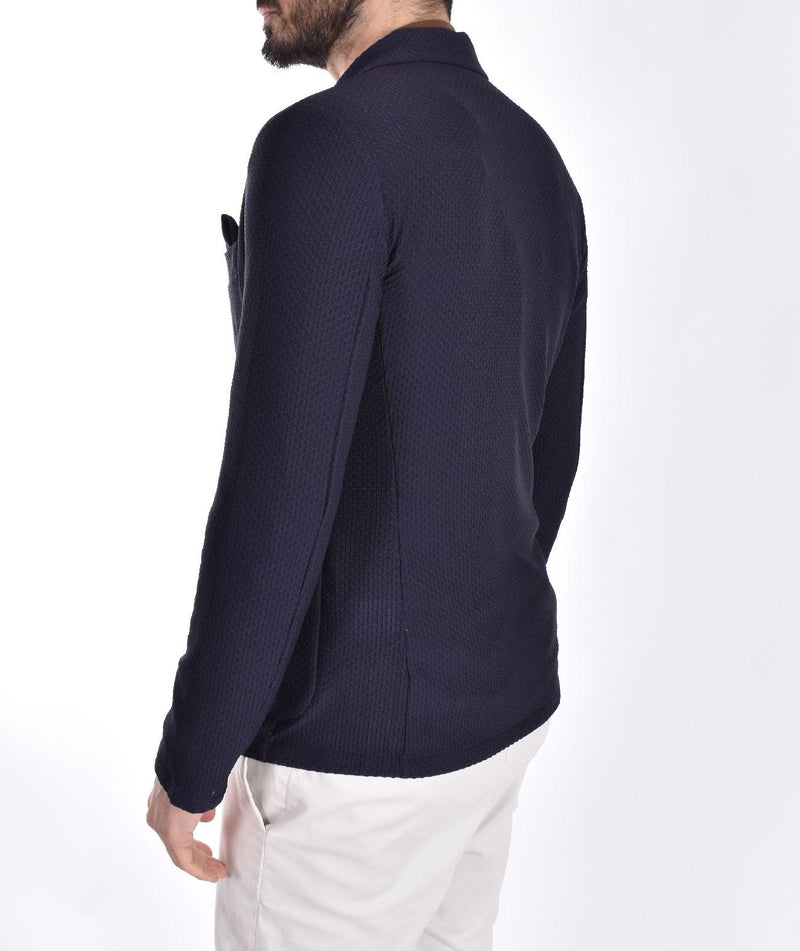 Giacca BoB doppiopetto blu Drive 