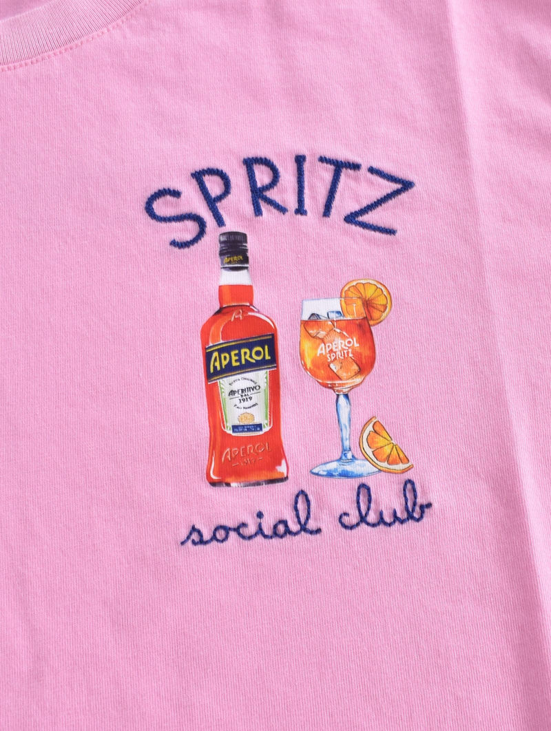T-shirt Mc2 Saint Barth rosa spritz social club 