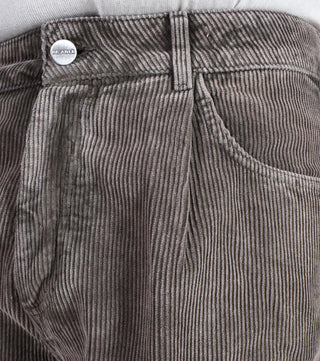 Pantalone Be Able velluto 5 tasche Fred kiwi VLF FRED02 BE ABLE