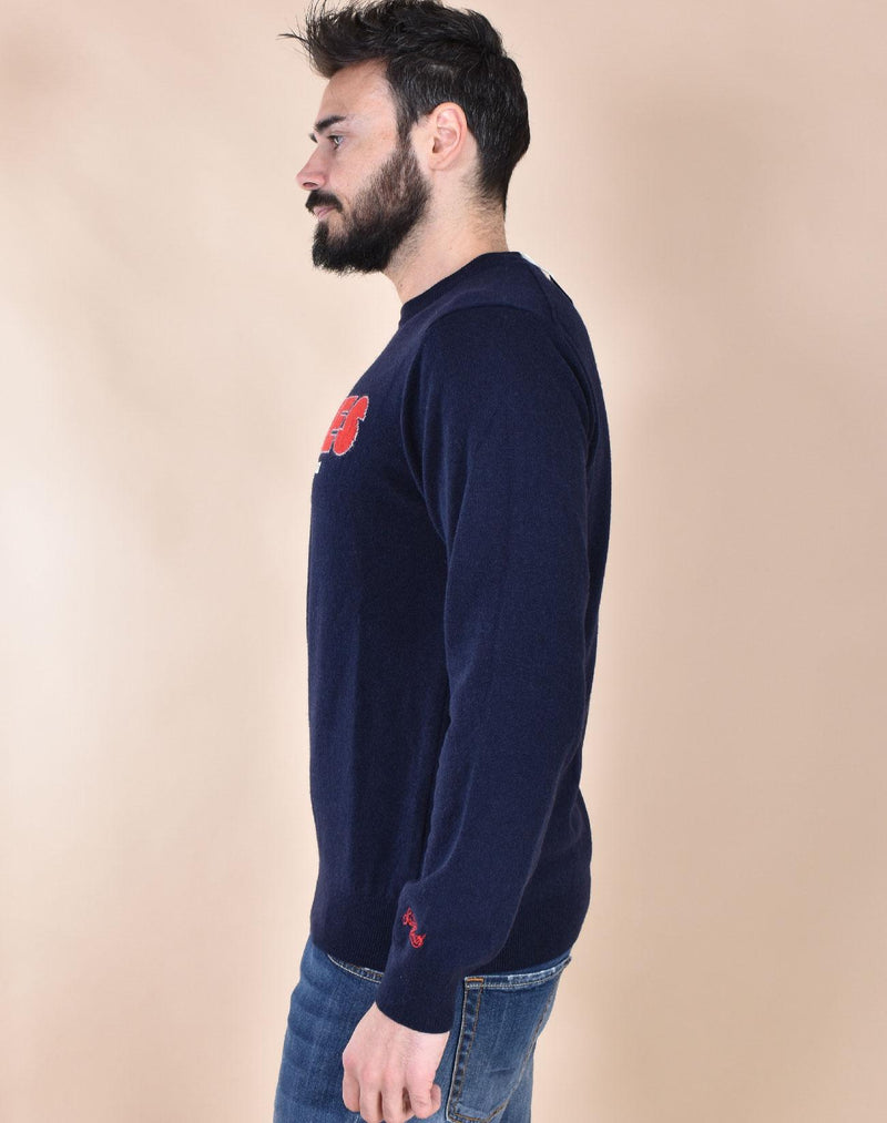 Maglia Mc2 Saint Barth Yuppies blu 0342961 MC2 SAINT BARTH