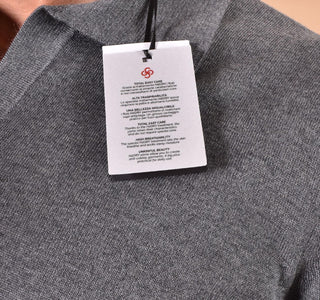 Polo Gran Sasso Athleisure grigio  senza bottoni scollo V 57189 14813089 GRAN SASSO