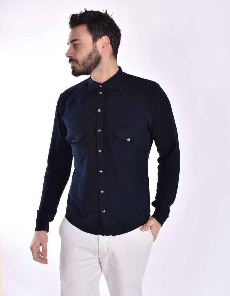 Camicia Rakki texana blu Mcqueen 